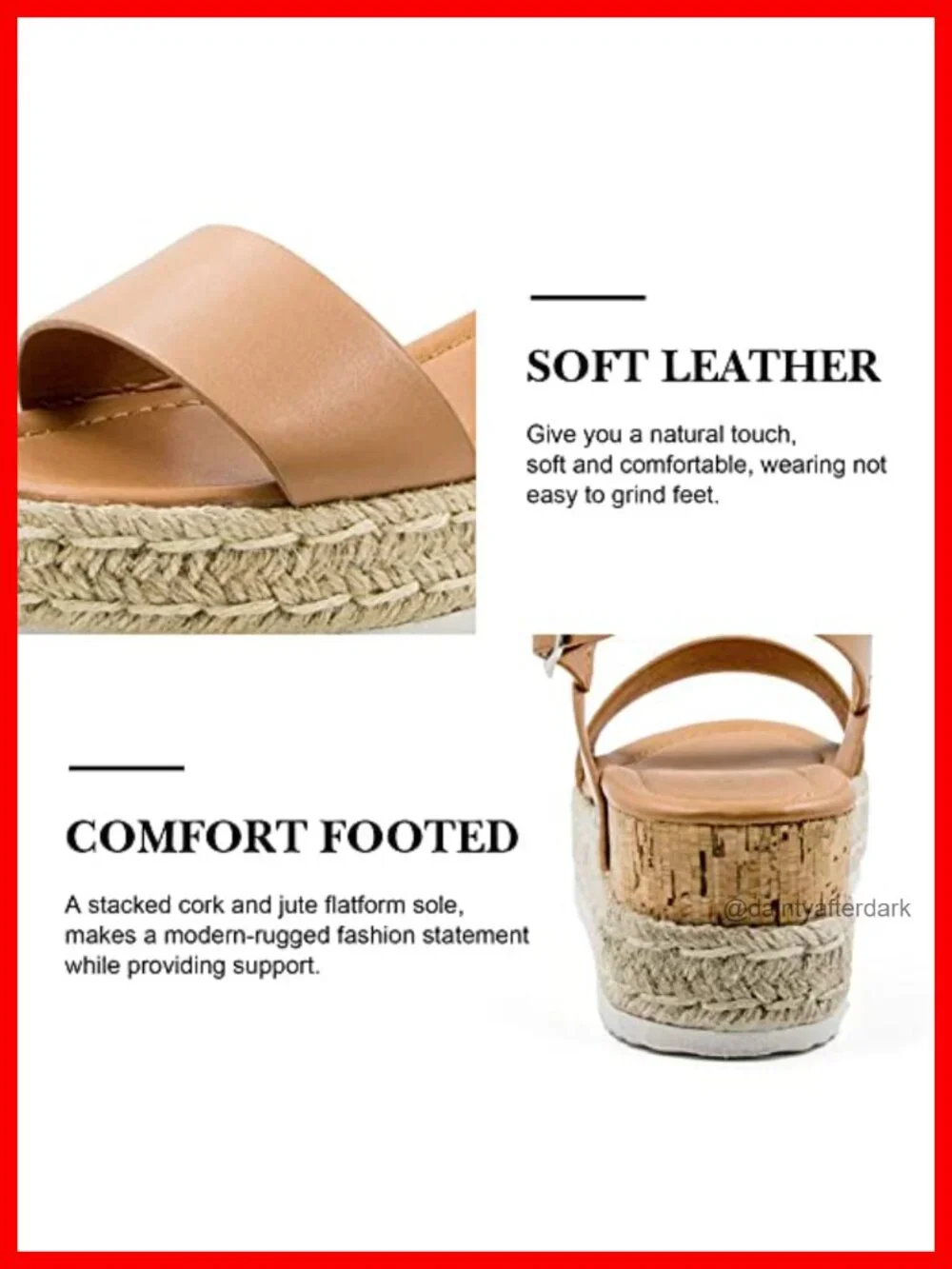 Espadrille Wedge Sandals Ankle Strap Buckle Open Toe Studded Platform